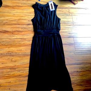 Leota black dress NWT XS